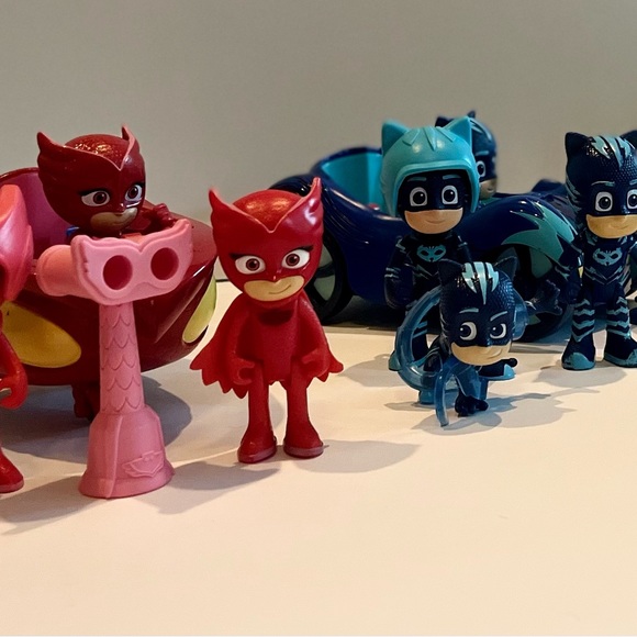 PJ Mask Hero & Villains & Their Rides - PJ Mask Lot - Picture 15 of 16